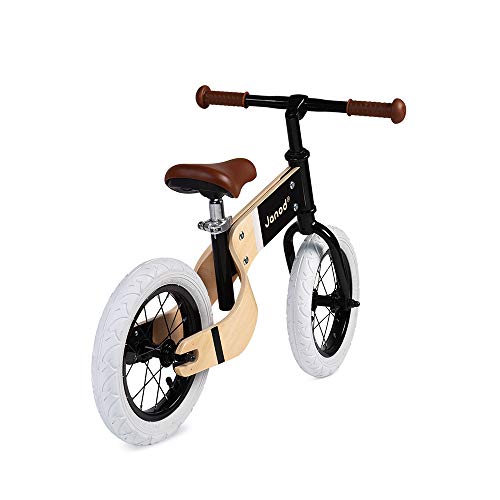Janod-Draisienne-Deluxe-Bi-Matire-Bois-Courb-et-Mtal-Selle-Rglable-en-Simili-Cuir-Poignets-Softs-Pneus-Gonflables-Idal-pour-lApprentissage-de-lquilibre-ds-3-ans-J03281-0-1