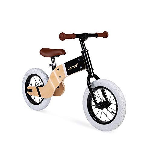 Janod-Draisienne-Deluxe-Bi-Matire-Bois-Courb-et-Mtal-Selle-Rglable-en-Simili-Cuir-Poignets-Softs-Pneus-Gonflables-Idal-pour-lApprentissage-de-lquilibre-ds-3-ans-J03281-0