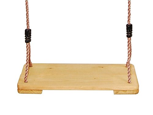 OTITUTSige-de-balanoire-en-Bois-avec-Planche-en-Bois-de-for-Playground-Balanoire--Hauteur-Rglable-pour-Arbre-Aire-de-Jeux-Extrieur-Intrieur-0