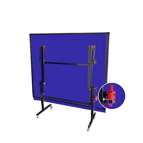 TechFit-Table-de-ping-Pong-pour-extrieur--Dimensions-Tournois-Panneau-Robuste-en-rsine-mlamine-de-4-mm-avec-Couche-protectrice-Anti-Rayures-rsistant-aux-intempries-Pliable-0-1