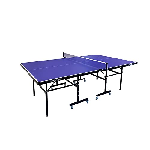 TechFit-Table-de-ping-Pong-pour-extrieur--Dimensions-Tournois-Panneau-Robuste-en-rsine-mlamine-de-4-mm-avec-Couche-protectrice-Anti-Rayures-rsistant-aux-intempries-Pliable-0