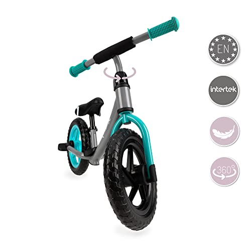 MOMI-Vlo-draisienne-Ross-pour-Filles-et-garons-Poids-corporel-Max-30-kg-Roues-EVA-increvables-Cadre-mtallique-Stable-Selle-rglable-en-Hauteur-avec-Blocage-Rapide-Poids-3-kg-0-0
