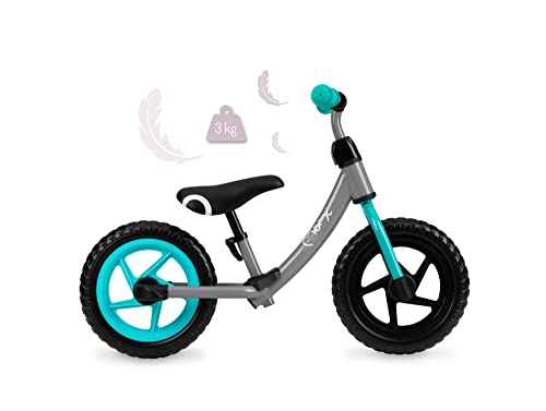 MOMI-Vlo-draisienne-Ross-pour-Filles-et-garons-Poids-corporel-Max-30-kg-Roues-EVA-increvables-Cadre-mtallique-Stable-Selle-rglable-en-Hauteur-avec-Blocage-Rapide-Poids-3-kg-0-1