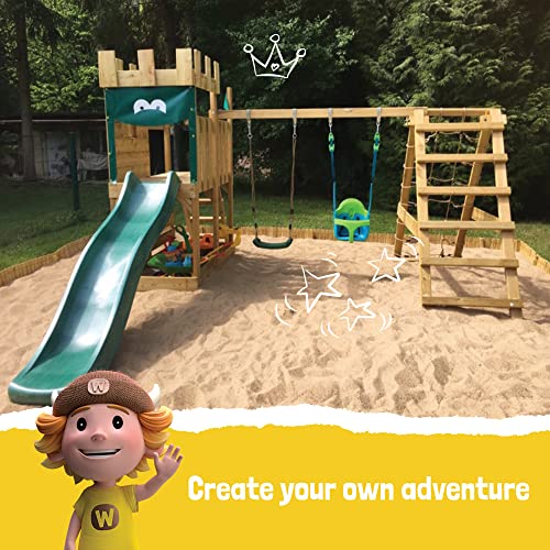 WICKEY-Aire-de-Jeux-DragonFlyer-avec-balanoire-Toboggan-Tour-descalade-pour-Enfants-avec-bac--Sable-chelle-Accessoires-de-Jeu-pour-Le-Jardin-0-1