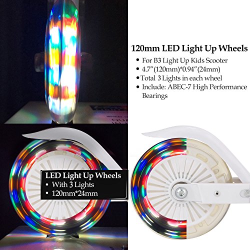 WeSkate-Trottinette-pour-Enfants-avec-Roues-Lumineuses--LED-Trottinettes--Hauteur-Rglable-pour-Garons-et-Filles-de-3--10-Ans-Trottinette-Pliante-pour-Enfants-Capacit-de-Poids-de-110-LB-0-1