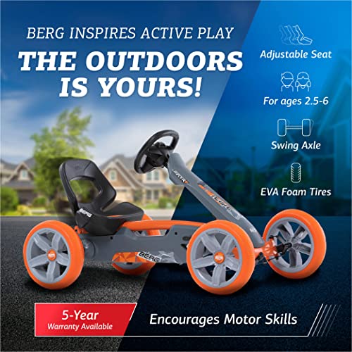 Berg-Reppy-Racer-24600100-Voiture--pdales-OrangeGris-pour-Enfant-0-0