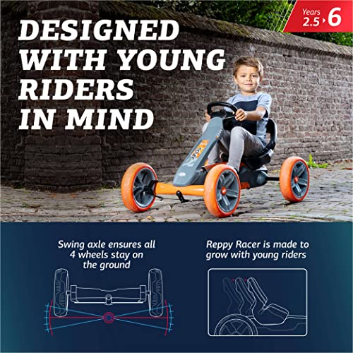 Berg-Reppy-Racer-24600100-Voiture--pdales-OrangeGris-pour-Enfant-0-1