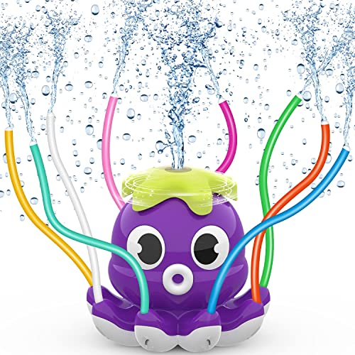 Tosekry-Jeux-d-Eau-Exterieur-pour-Enfants-3-4-5-6-7-8-9-10-Ans-Jeu-deau-Sprinkler-Jouets-darrosage-Arroseurs-Jeu-deau-Pieuvre-Jeux-Exterieur-Jeu-de-Plein-Air-Enfant-0