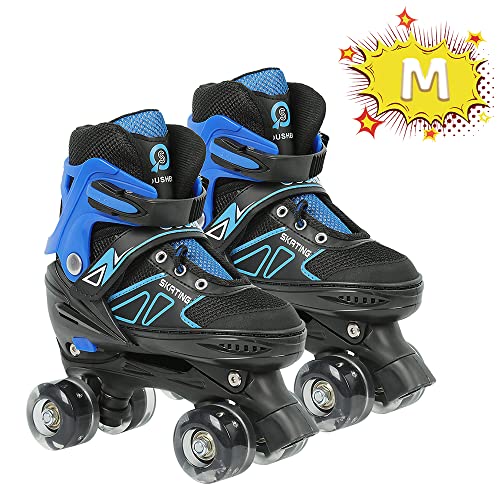 Patins-a-Roues-Alignees-Reglables-avec-Roues-Lumineuses-Patins-a-roulettes-Lumineux-et-Amusants-Le-modele-A-est-Non-Clignotant-Le-modele-B-est-entierement-Clignotant-0-0