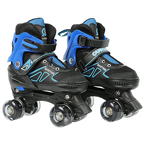 Patins-a-Roues-Alignees-Reglables-avec-Roues-Lumineuses-Patins-a-roulettes-Lumineux-et-Amusants-Le-modele-A-est-Non-Clignotant-Le-modele-B-est-entierement-Clignotant-0