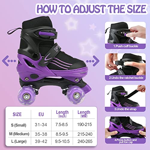 Patins-a-roulettes-pour-Filles-Patins-a-roulettes-reglables-pour-Enfants-eclairage-Amusant-pour-garcons-Patins-a-roulettes-pour-Enfants-adaptes-a-linterieur-et-a-lexterieur-0-0