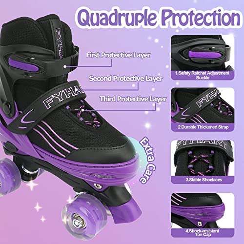 Patins-a-roulettes-pour-Filles-Patins-a-roulettes-reglables-pour-Enfants-eclairage-Amusant-pour-garcons-Patins-a-roulettes-pour-Enfants-adaptes-a-linterieur-et-a-lexterieur-0-1
