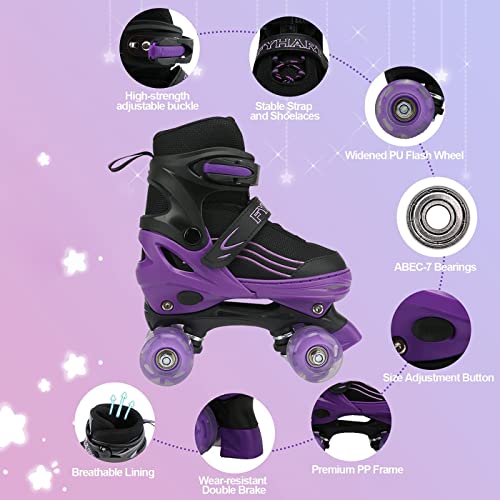 Patins-a-roulettes-pour-Filles-Patins-a-roulettes-reglables-pour-Enfants-eclairage-Amusant-pour-garcons-Patins-a-roulettes-pour-Enfants-adaptes-a-linterieur-et-a-lexterieur-0-2