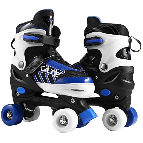 Hikole-Patins-a-roulettes-pour-Enfants-debutants-Patins-a-roulettes-reglables-avec-8-Roues-en-polyurethane-pour-garcons-Filles-Femmes-Hommes-0-0