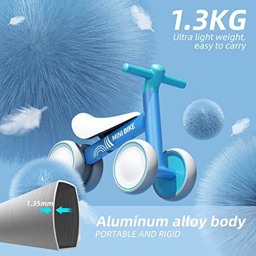 KORIMEFA-Draisienne-Bebe-1-an-Jouet-Enfant-pour-Bebe-12-24-Mois-Baby-Walker-Fille-Garcon-1-2-Ans-Jouet-dEquitation-Trotteur-Bebe-Premier-Cadeau-Anniversaire-Noel-0-1
