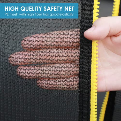 LIFERUN-Filet-de-Rechange-pour-Trampoline-de-Jardin-Filet-de-Rechange-Resistant-Aux-UV-Filet-de-Protection-Rond-pour-Trampoline-de-Jardin-O366-CM-Convient-pour-8-Barres-0-2