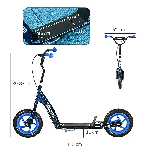 AIYAPLAY-Trottinette-patinette-Scooter-Enfant-Grandes-Roues-de-6-a-12-Ans-Hauteur-reglable-Frein-arriere-bequille-0-1
