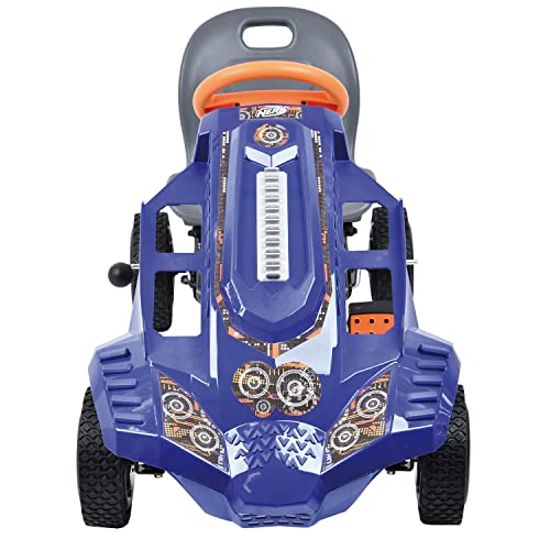 Hauck-Kart-a-Pedales-NERF-Striker-pour-Enfant-4-8-ans-jusqua-50-kg-Siege-Reglable-Roues-avec-Profil-en-Caoutchouc-10-Pouces-Frein-a-Main-Consoles-pour-Flechette-et-Blaster-NERF-pas-inclus-0-1