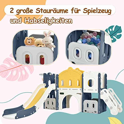 Toboggan-6-en-1-pour-enfants-a-partir-de-3-a-6-ans-pour-linterieur-et-lexterieur-aire-de-jeux-pour-enfants-avec-panier-de-basket-escalade-jeu-de-jeu-jeu-de-forage-et-espace-de-rangement-0-2