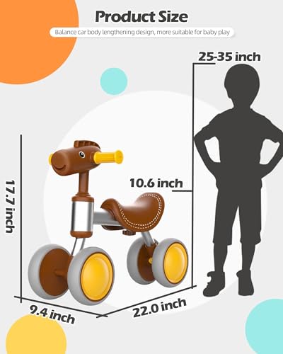 Hilifexll-Draisienne-Bebe-1-an-Velo-Dequilibre-Bebe-sans-Pedales-pour-12-24-Mois-Bebe-Velo-Draisienne-2-Ans-a-4-Roues-Jouet-Enfant-Cadeau-pour-Garcons-et-Filles-0-2