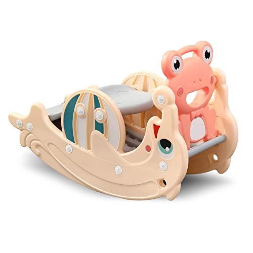 Tiktaktoo-2in1-Enfants-Toboggan-Et-Bascule-Combinaison-Animal-a-Tout-Simplement-Umdrehen-du-Est-avec-Votre-pour-Interieur-Exterieur-sans-Conversion-INCL-Panier-de-Basketball-0-0