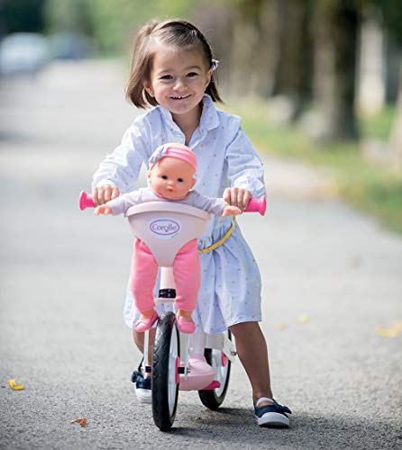 Smoby-Corolle-Draisienne-Confort-Velo-Enfant-Leger-avec-Bequille-Selle-Reglable-Roues-Silencieuses-Porte-Poupon-Integre-770125-0-1