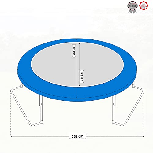 Ultrasport-Jardin-Trampoline-Trampoline-exterieur-Trampoline-pour-Enfants-o180-430-cm-Ressort-Jumper-et-Wave-Filet-de-securite-resistant-aux-intemperies-Trampoline-Capacite-Charge-100-160-kg-0-2