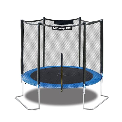 Ultrasport-Jardin-Trampoline-Trampoline-exterieur-Trampoline-pour-Enfants-o180-430-cm-Ressort-Jumper-et-Wave-Filet-de-securite-resistant-aux-intemperies-Trampoline-Capacite-Charge-100-160-kg-0