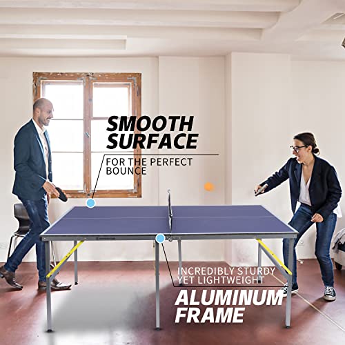 NORTHERN-STONE-Jeu-de-Tennis-de-Table-de-Taille-Moyenne--Jeu-de-Tennis-de-Table-Portable-interieurexterieur-avec-Filet-2-Raquettes-de-Tennis-de-Table-et-3-balles-0-1