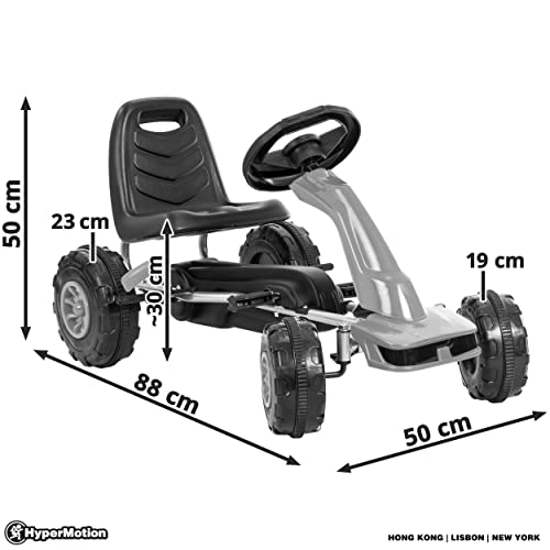 HyperMotion-Karts-pour-Enfants-Voiture-a-Pedales-de-3-a-5-Ans-Go-Kart-Buggy-Katring-Quad-2-Freins-a-Main-sur-Roues-Arrieres-4-Roues-metal-Plastique-0-1