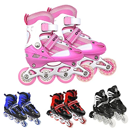 Roller-en-Ligne-Patin-a-roulettes-3en-1-Singer-reglables-modifiable-Rollers-Enfant-Patins-a-Glace-reglables-3-en-1-pour-Fille-et-garcon-et-Femme-Rollers-en-Ligne-0-0