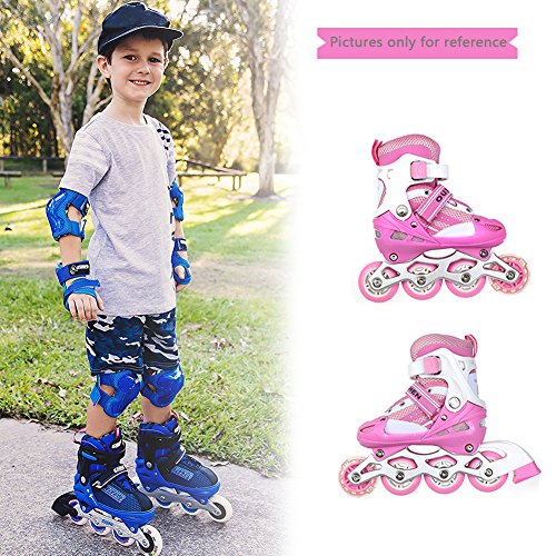 Roller-en-Ligne-Patin-a-roulettes-3en-1-Singer-reglables-modifiable-Rollers-Enfant-Patins-a-Glace-reglables-3-en-1-pour-Fille-et-garcon-et-Femme-Rollers-en-Ligne-0-2