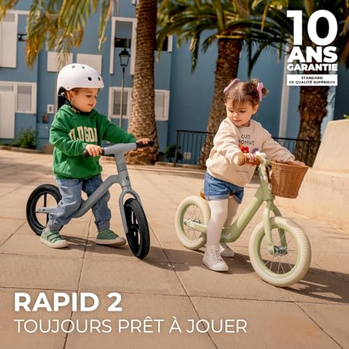 KINDERKRAFT-Rapid-2-Draisienne-en-Metal-Velo-sans-Pedale-Velo-Bebe-Siege-Reglable-Style-Retro-pour-Les-Enfants-de-2-Ans-pese-37-kg-0-0