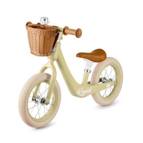 KINDERKRAFT-Rapid-2-Draisienne-en-Metal-Velo-sans-Pedale-Velo-Bebe-Siege-Reglable-Style-Retro-pour-Les-Enfants-de-2-Ans-pese-37-kg-0