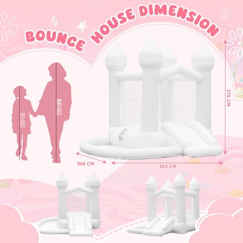 Chateau-Gonflable-avec-Soufflerie-Chateau-Gonflable-Enfants-avec-Toboggan-Grande-Piscine-a-Balles-pour-Mariage-Fete-Jardin-Anniversaire-pour-3-10-Ans-Jusqua-140KG-0-2