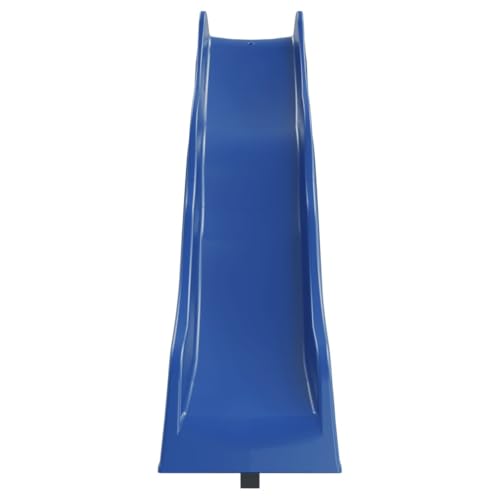 vidaXL-Toboggan-de-Jeu-Jouet-pour-Enfant-Jeu-de-Plein-Air-pour-Tout-Petit-Jardin-Terrasse-Patio-Exterieur-Bleu-210x40-cm-Polypropylene-0-1