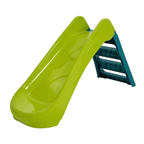 Palplay-Fun-N-Fold-Toboggan-junior-pour-enfants-interieur-et-exterieur-vert-leger-pliable-rangement-rapide-et-facile-tout-petits-ages-de-18-mois-a-5-ans-0