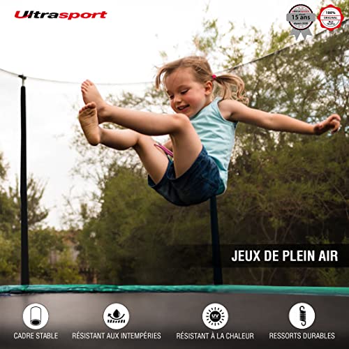 Ultrasport-Jardin-Trampoline-Lotus-Rond-rectangulaire-INCL-Filet-securite-differentes-Taille-213cm-a-420cm-Nouveau-Trampoline-resistant-intemperie-Trampoline-exterieur-Haut-capacite-Charge-0-0