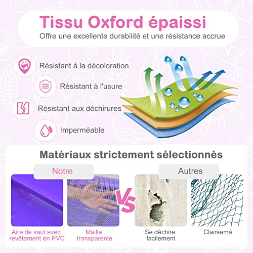 GOPLUS-Chateau-Gonflable-Princesse-avec-TobogganAire-de-Jeu-Gonflable-avec-Panier-de-Basket-Accessoires-Riches-pour-Enfants-de-3-a-10-Ans-Jusqua-135KG-265-x-334-x-250cm-sans-Souffleur-0-2