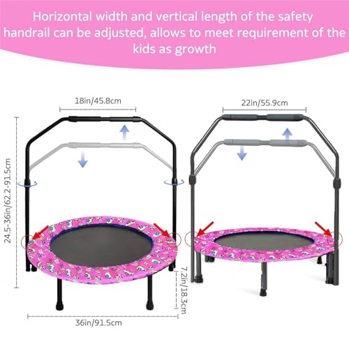 Trampoline-pour-Enfant-O91cm-Mini-Trampoline-de-Fitness-Pliable-avec-Poignee-Reglable-Rembourrage-de-Securite-Petit-Trampoline-Interieur-Exterieur-Trampoline-de-Jardin-pour-Garcons-Et-Filles-0-0