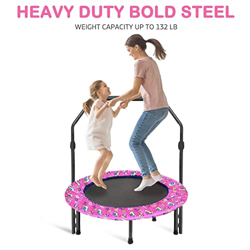 Trampoline-pour-Enfant-O91cm-Mini-Trampoline-de-Fitness-Pliable-avec-Poignee-Reglable-Rembourrage-de-Securite-Petit-Trampoline-Interieur-Exterieur-Trampoline-de-Jardin-pour-Garcons-Et-Filles-0-1