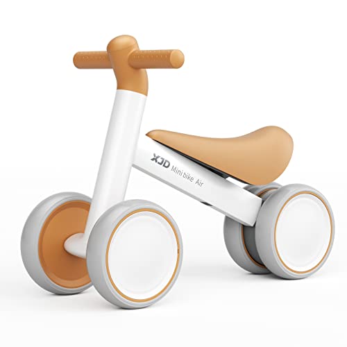 XJD-Draisienne-a-partir-de-1-an-Jouet-pour-bebe-de-10-a-24-Mois-Mini-avec-4-Roues-Velo-pour-Tout-Petits-sans-pedales-Premiere-Roue-pour-Cadeau-Marron-0