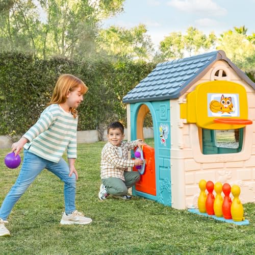 FEBER-Casual-6-Activities-House-maisonnette-avec-6-activites-de-Jeu-Accessoires-Inclus-pour-Les-Jeux-Couleurs-resistantes-a-la-lumiere-du-Soleil-Montage-Facile-3-Ans-Famosa-FEH23000-0-1