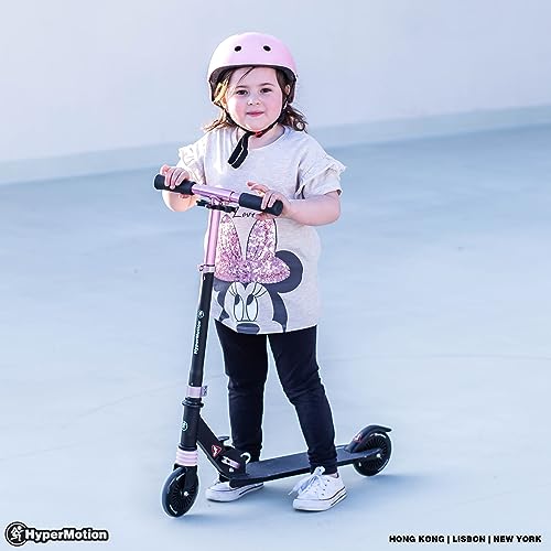HyperMotion-Trottinette-Enfant-4-5-6-7-8-9-Ans-Pliable-Scooter-Wally-2-Roues-avec-Amortisseur-Guidon-Reglable-Roues-en-Caoutchouc-de-125-mm-0-1