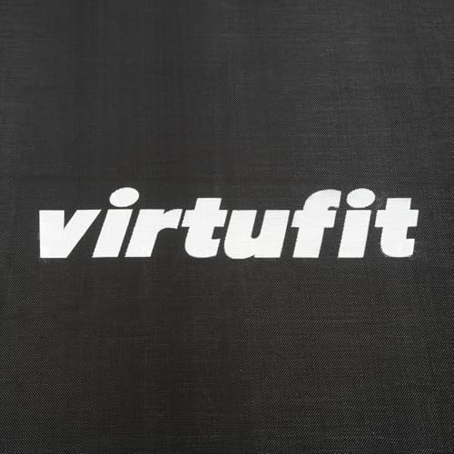VirtuFit-Trampoline-pour-Enfant-avec-Filet-de-securite-Noir-140-cm-Trampoline-de-Jardin-0-0