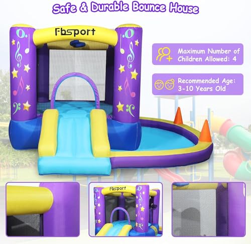 chateau-Gonflable-Exterieur-Enfant-avec-souffleur-Aire-de-Jeux-Gonflable-chateau-Gonflable-Piscine-Meilleur-Cadeau-de-Vacancesdanniversaire-pour-Les-Enfants-285-x-254-x-165-cm-0-1