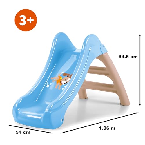 FEBER-Toboggan-de-Reve-Petit-Toboggan-de-Jardin-Escalier-Antiderapant-Couleurs-Resistantes-au-Soleil-et-aux-Changements-de-Temps-Montage-Facile-A-partir-de-1-an-Famosa-FEL15000-0-0