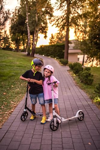 Hypermotion-Trottinette-Enfant-6-Ans-et-Adulte-Pliable-jusqua-100-kg-Trotinette-Adolescent-Guidon-Reglable-85-95-cm-Douilles-de-Roulement-en-Acier-au-Carbone-Roues-de-200-mm-0-0