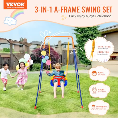 VEVOR-Portique-Balancoire-avec-4-Sacs-de-Sable-Capacite-de-Charge-90-kg-Support-en-Metal-Pliable-Facile-a-Assembler-pour-Enfants-Arriere-Cour-Interieur-Exterieur-JX-SW04-Bleu-0-0
