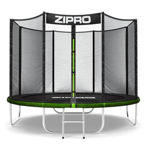ZIPRO-JumpPro-Out-Trampoline-Exterieur-Trampoline-de-Jardin-pour-Enfants-avec-Filet-Exterieur-Resistant-Protection-UV-Charge-100-150-kg-O-183252312374435496-cm-0